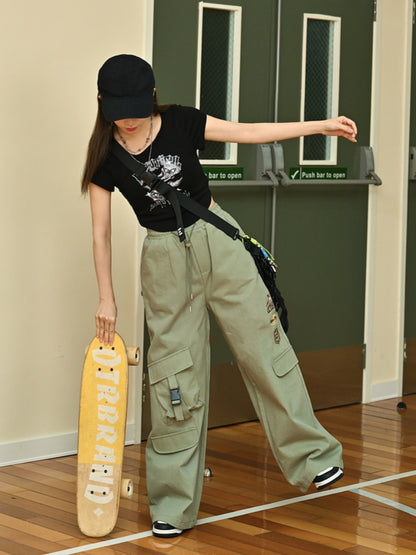 Zootopia Grüne Nick Cargohose mit hoher Taille