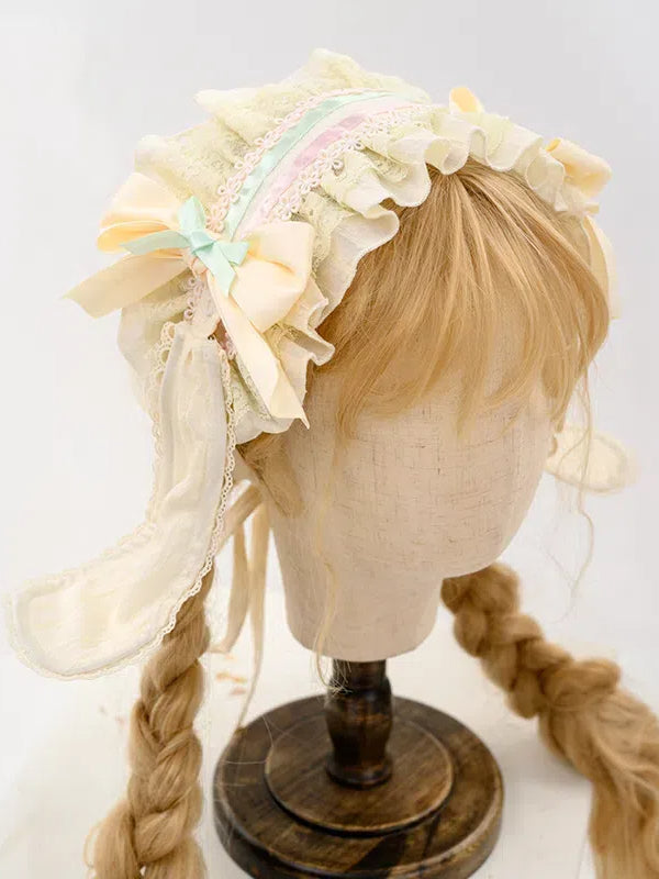 Beige Bunny Ears Hairband