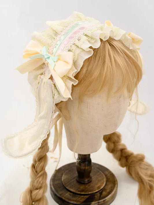 Beige Bunny Ears Hairband