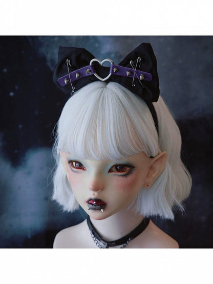 Handmade Black KC with Spikes and Bow - Strange Sugar