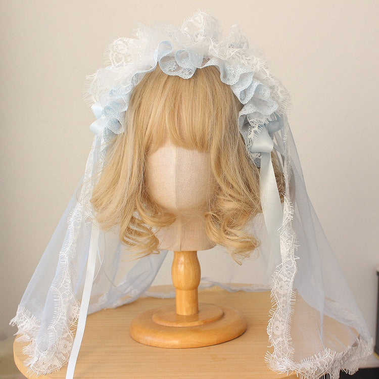 8-Color Head Veil Lace Elegant