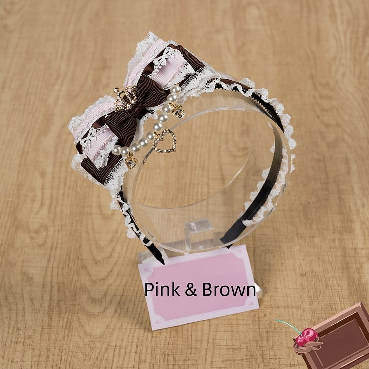Bow KC Lace Chain Detail Bead with 8 Kei Colors 3D Jirai