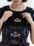 Pansy Pendant Lolita Necklace