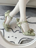Heels - High Details Beaded Lolita Chain Mermaid Detachable with Elegant