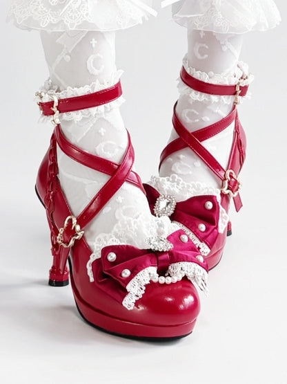 Bow Beads Embellished with