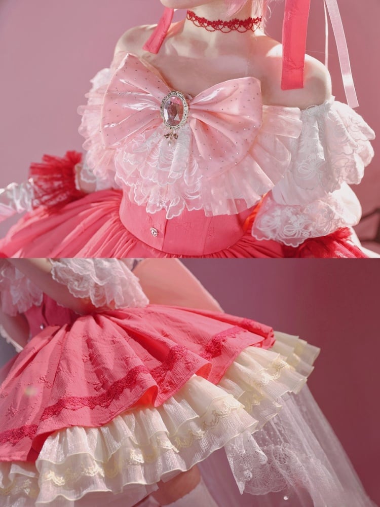Puella Magi Madoka Magica Kaname Madoka Cosplay-Kostüm im Lolita-Stil