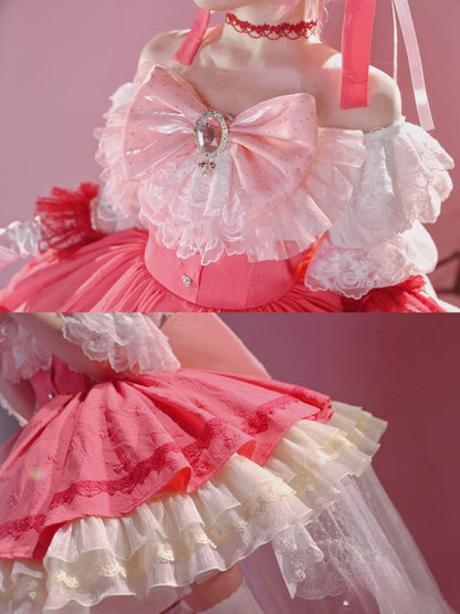 Puella Magi Madoka Magica Kaname Madoka Cosplay-Kostüm im Lolita-Stil