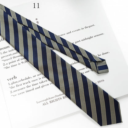 Neck 17 Options Tie Pattern Uniform JK Striped