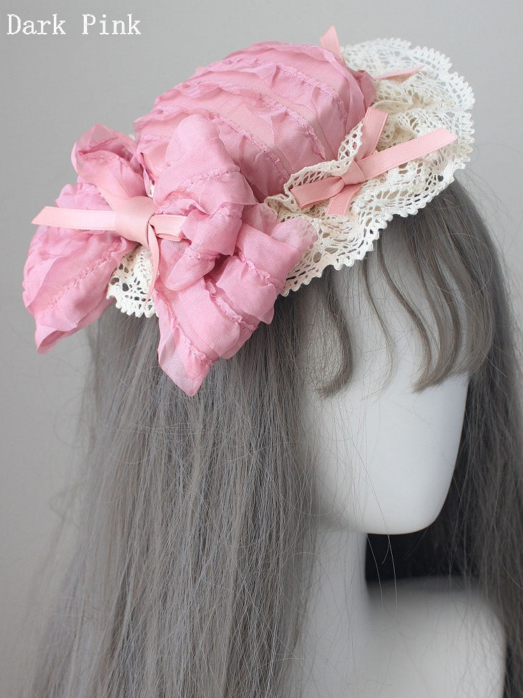 Details Trim Hat Options Lace Color 4 Bowknot Mini