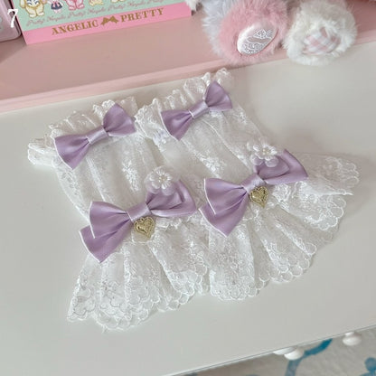 Spitzen-Handgelenkoptionen, 8 Manschetten, Schleifendetails