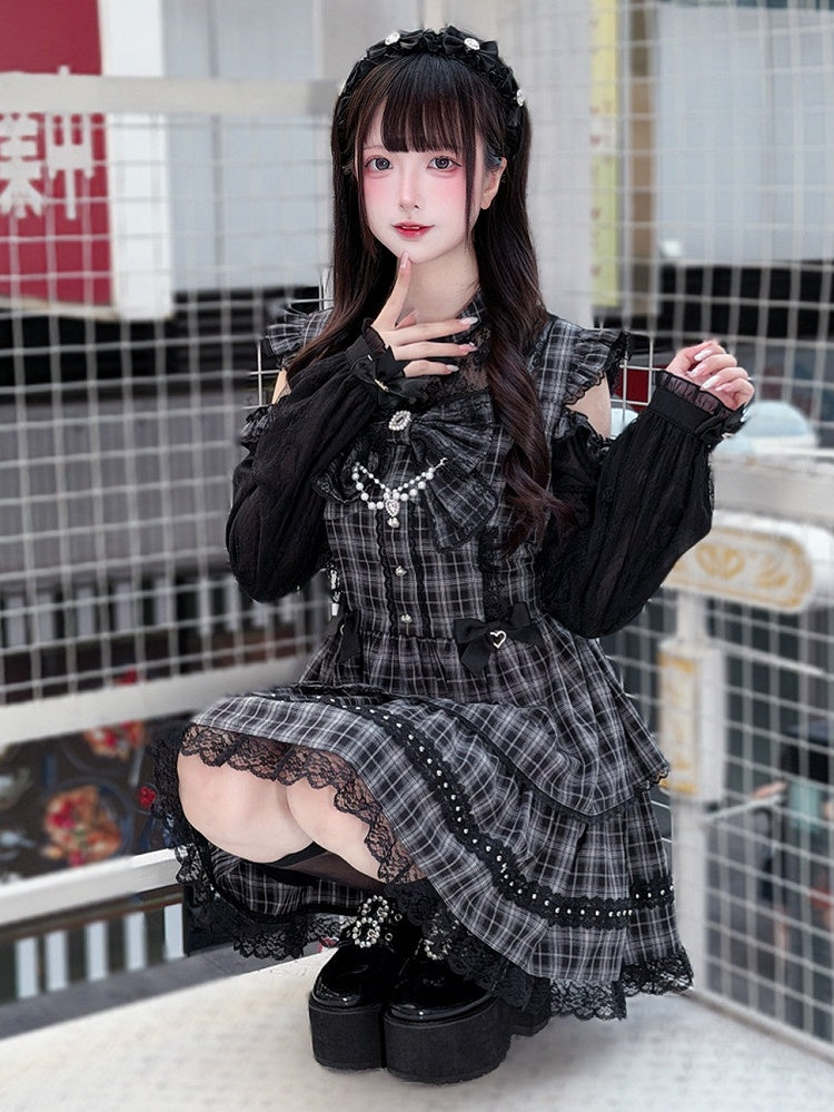 Black Bow KC Rhinestone