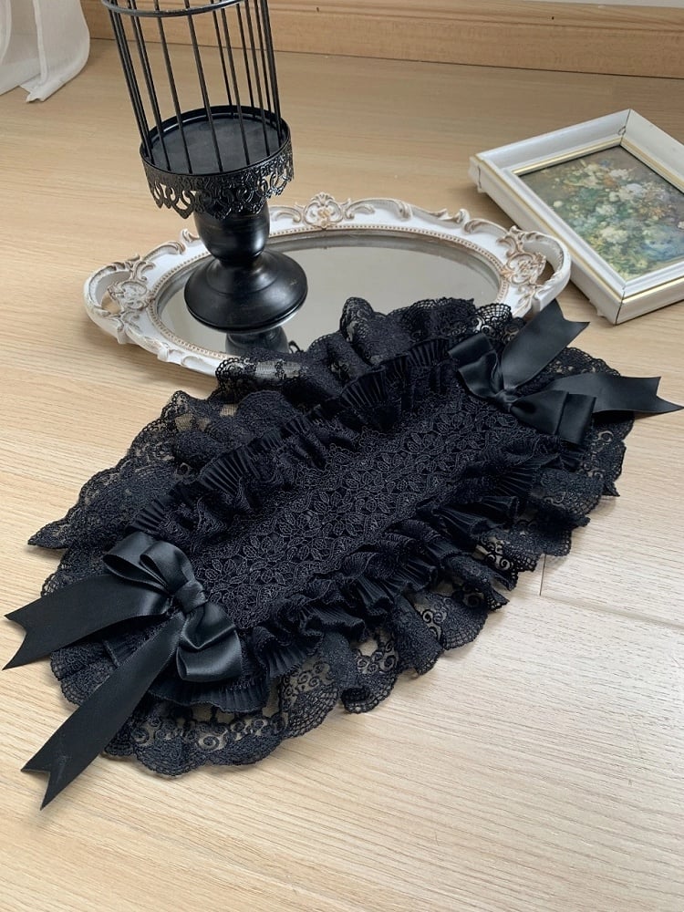 Lace Black / Hairband White