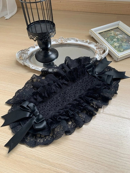 Lace Black / Hairband White