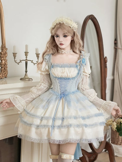 Detachable Marie Sleeves Beige