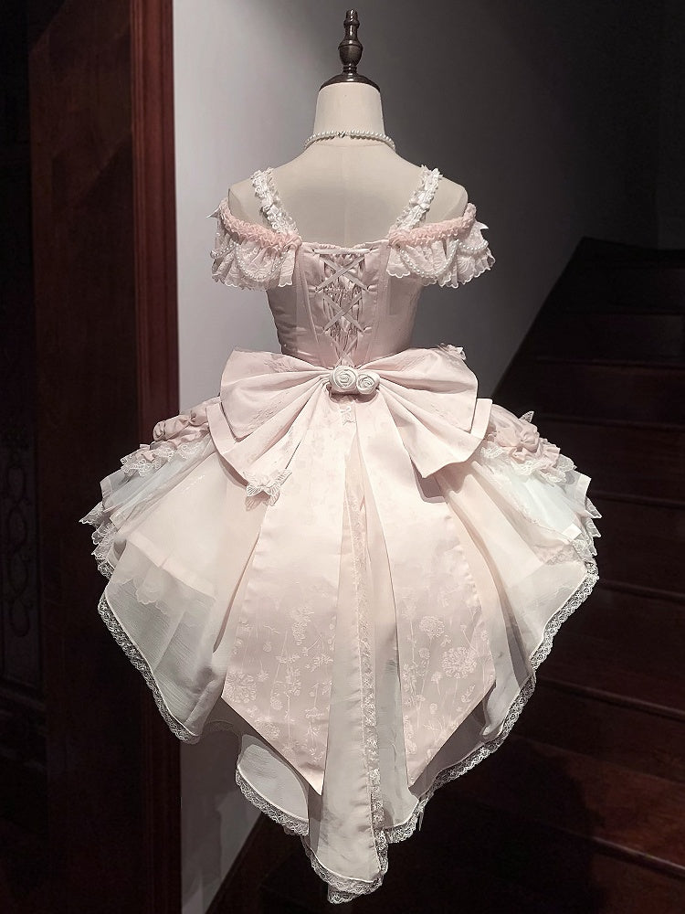 and Big Butterfly Green Adorned Bow Pink Roses Blue Train Purple / with