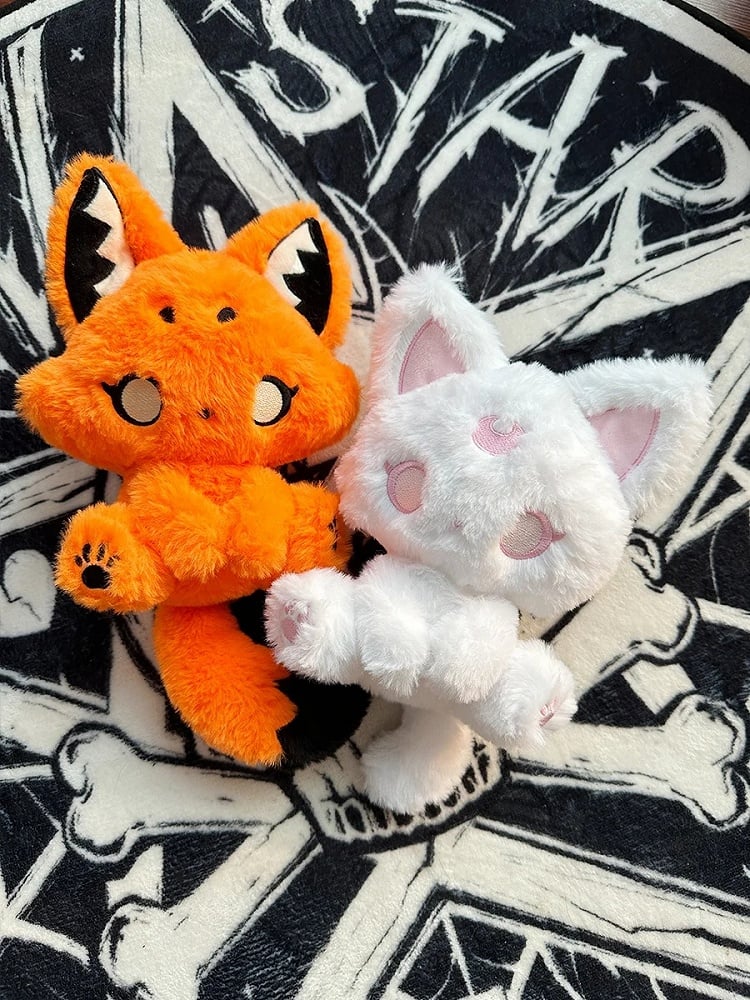 Orange Pastel Goth Fuchs Plüsch
