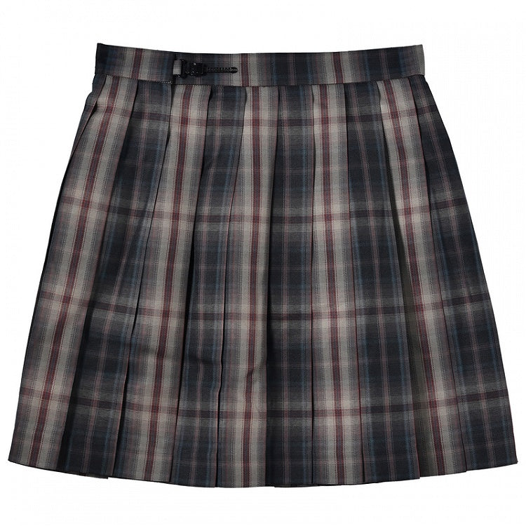 42CM/45CM/48CM/56CM/65CM Style JK Uniform Pleated Skirt Gray Plaid Preppy