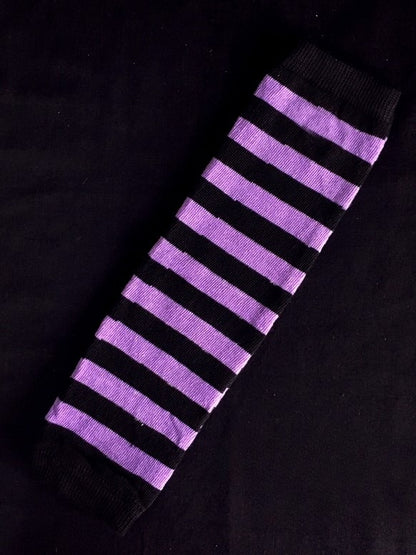 Color – Striped Options Y2K Fingerless Warmers 6 Arm