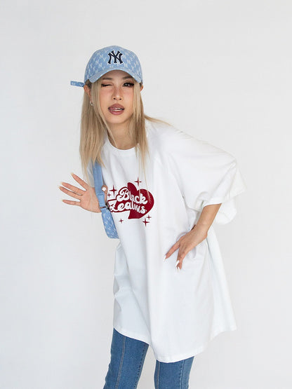 Black/White Oversized Vintage Graphic T-Shirt