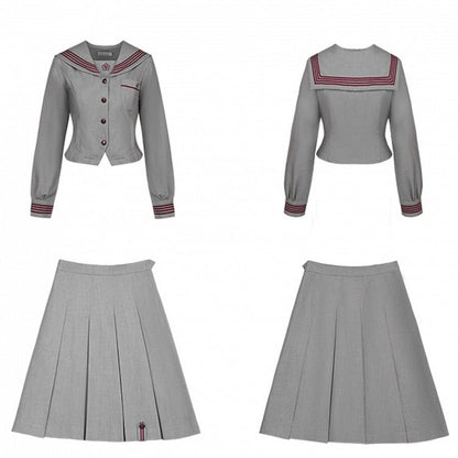 ボックスプリーツJKスカート制服ゲイリー