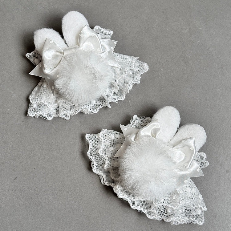 (With Rabbit Lolita Wrist Sweet Ear Accents) Cuffs Set