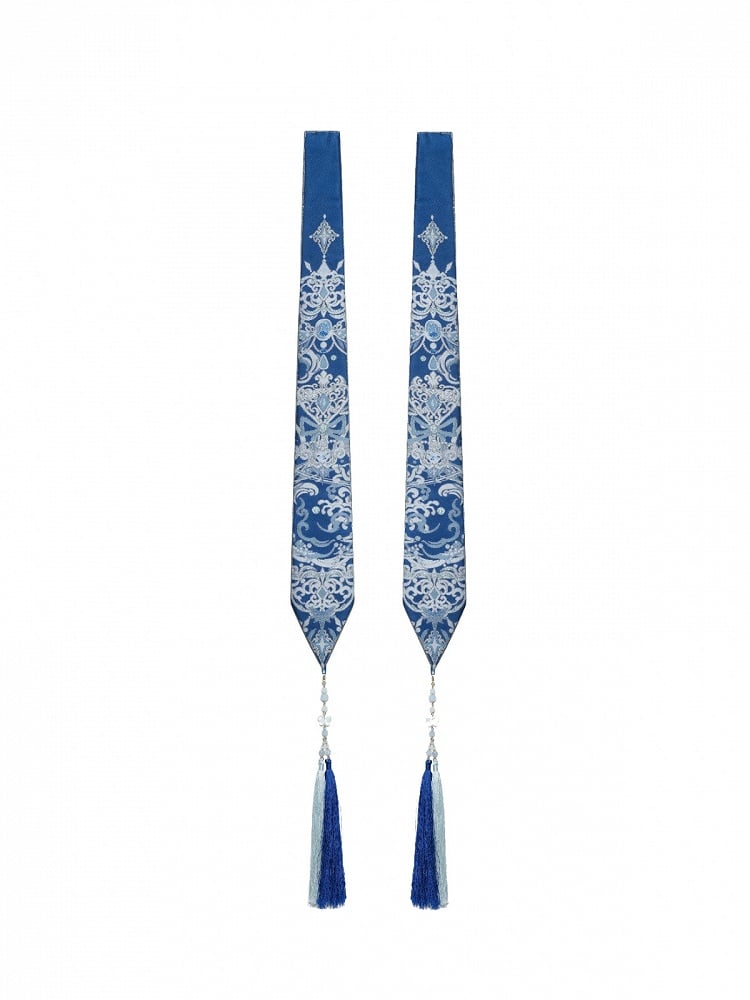 Han Lolita Embroidery Tassel Straps - ZhiXiYue