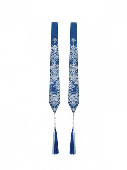 Han Lolita Embroidery Tassel Straps - ZhiXiYue