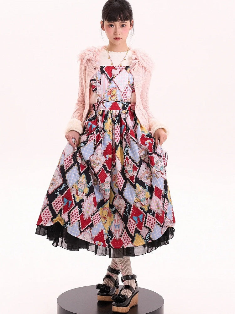 Top Mary Heart Platform at PU Black Sweet Janes - Bow Buckles