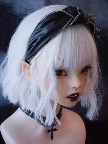 Gothic Buckle KC Studs Decorated Knot Black Design