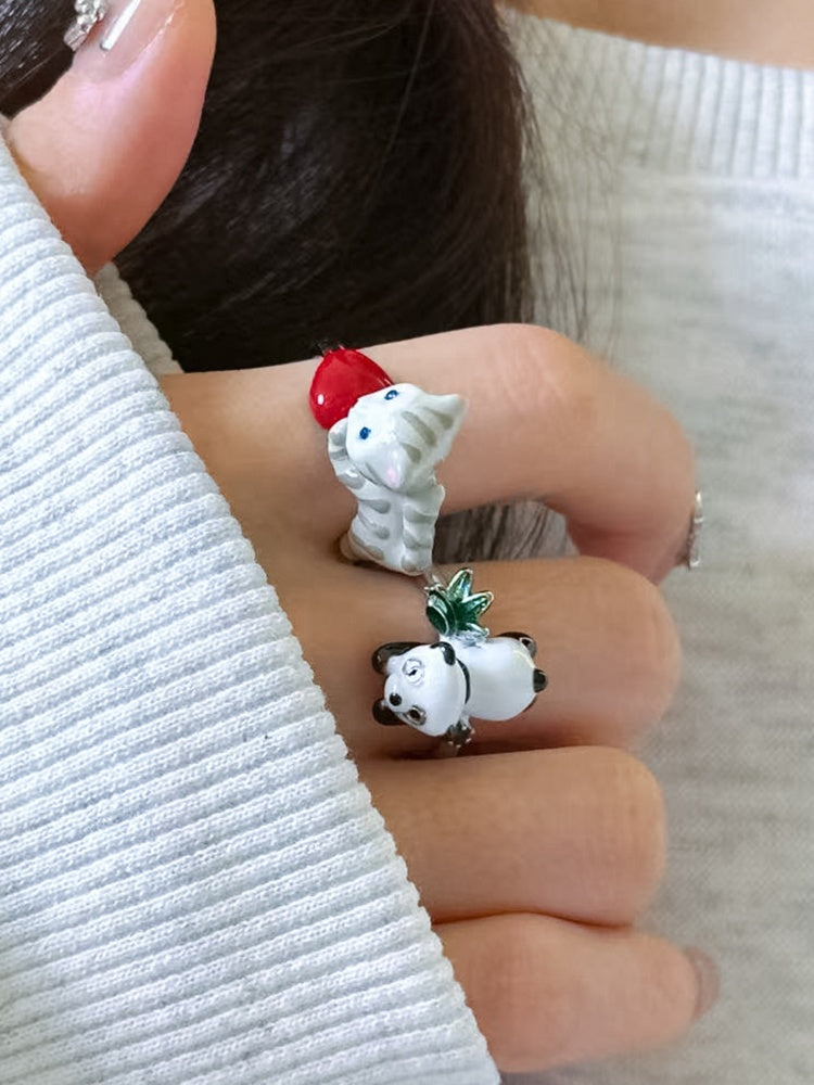 Y2Kアニマルデザインリング