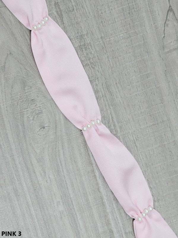 18 Color Options Lolita Belt Pearl Satin