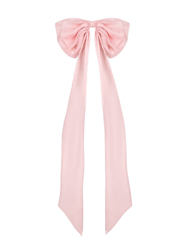 Große Schleppschleife / Lila Pink