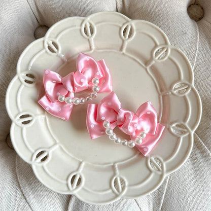 Sweet Lolita Bow Gloves - Decorative Wrist Cuffs in 9 Colors, Kawaii J-Fashion Accessory