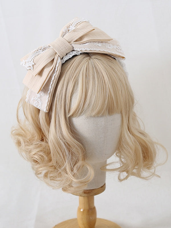 Off Center 10 Multi-Layer Graceful Lolita KC Colors Lace - Bowknot