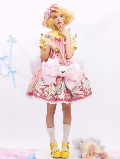Cute Seller Best Size 3 Big Bow Backpack Options Pink Light