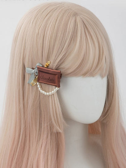 Lolita Mint 2 Sweet Chocolate Dessert Hairclip Green Options Series