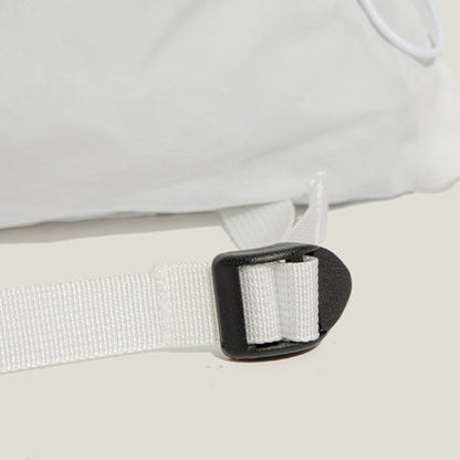 Backpack Black/White Drawstring