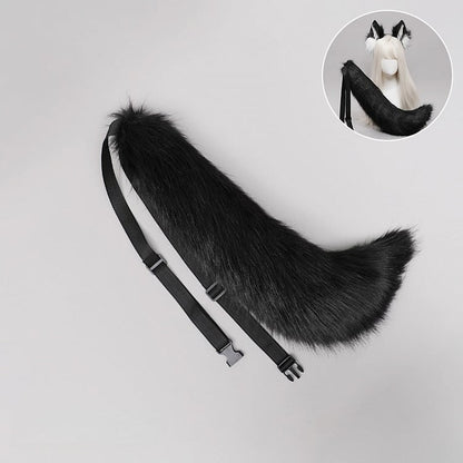 Faux Cute Wolf Fur Colors 3 Lolita Tail