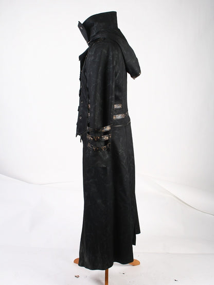 Black Long Wild Reaper Coat Men's