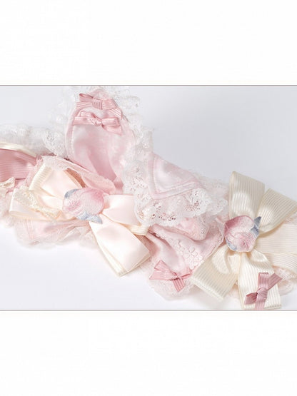 Charming Adjustable Rabbit Ear Pink Headband - Yimu Walnut