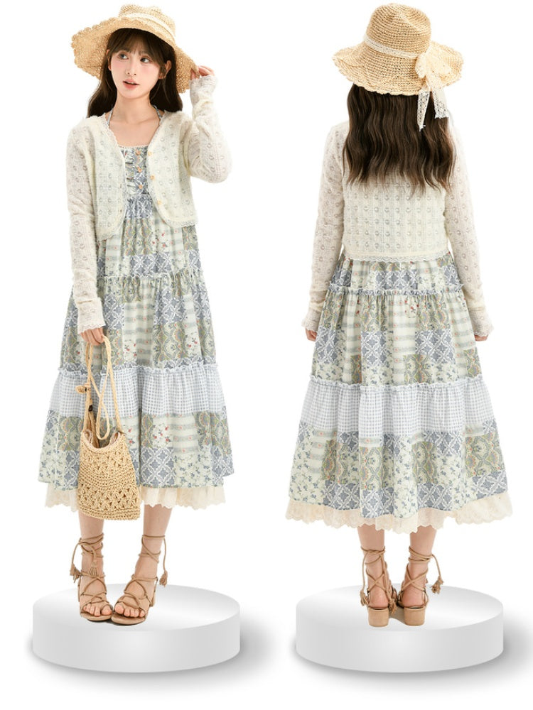 Sweet Creamy Yellow Lace Trim Cardigan