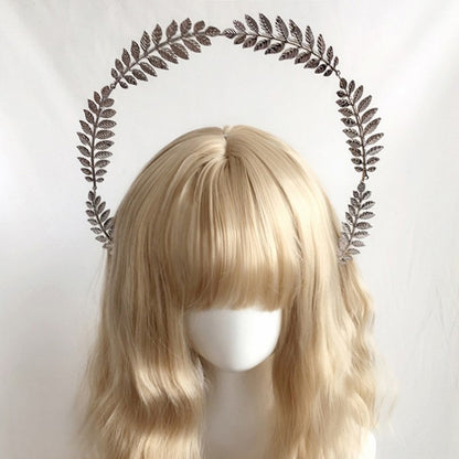 KC Halo Colors Metal Wheat-Embellished Gold/Silver