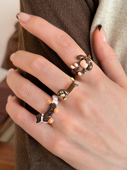 Y2Kアニマルデザインリング