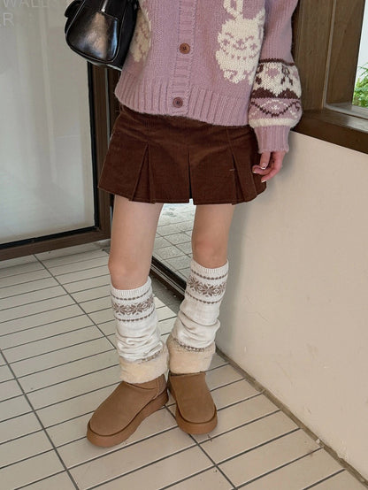 Slouchy Leg Isle Warmers Fair Knit