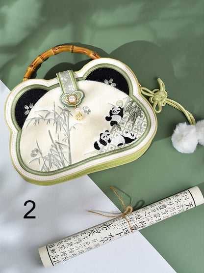 Traditional Panda Bamboo Bag - Miss Cat