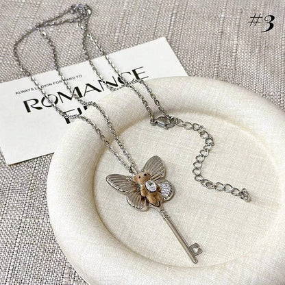 ライトコーヒーテディネックレス/リング