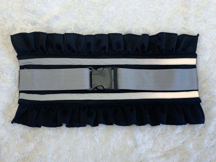 ブラックフューチャリスティックサイバーパンクバックルストラップ ジライケイ フルセット