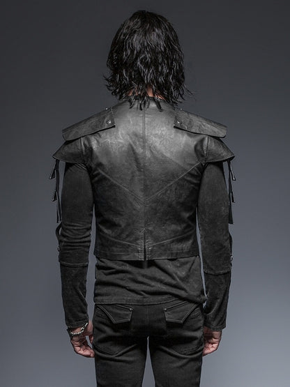 Warrior Short Jacket Black Armor