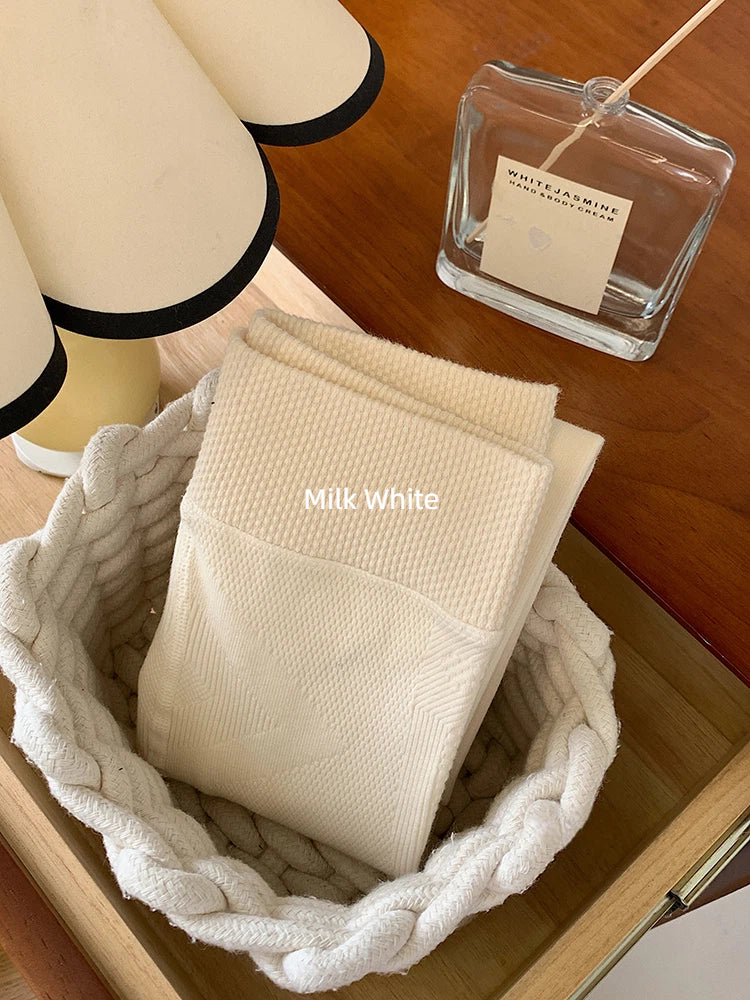 Fleece JK / Six Style Stirrup Full-Foot Lined Colors Tights