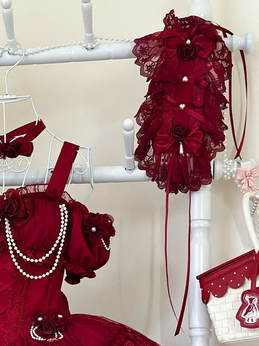 Red White Blue Pink / Beige Hairband